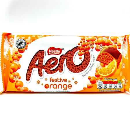 Aero Orange Sharing Bar - UK Chocolate Nestlé