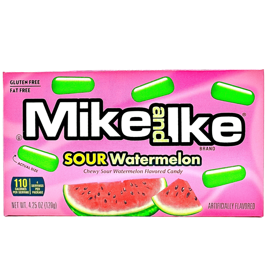 Mike and Ike Sour Watermelon - 4.25oz Candy Just Born Inc.