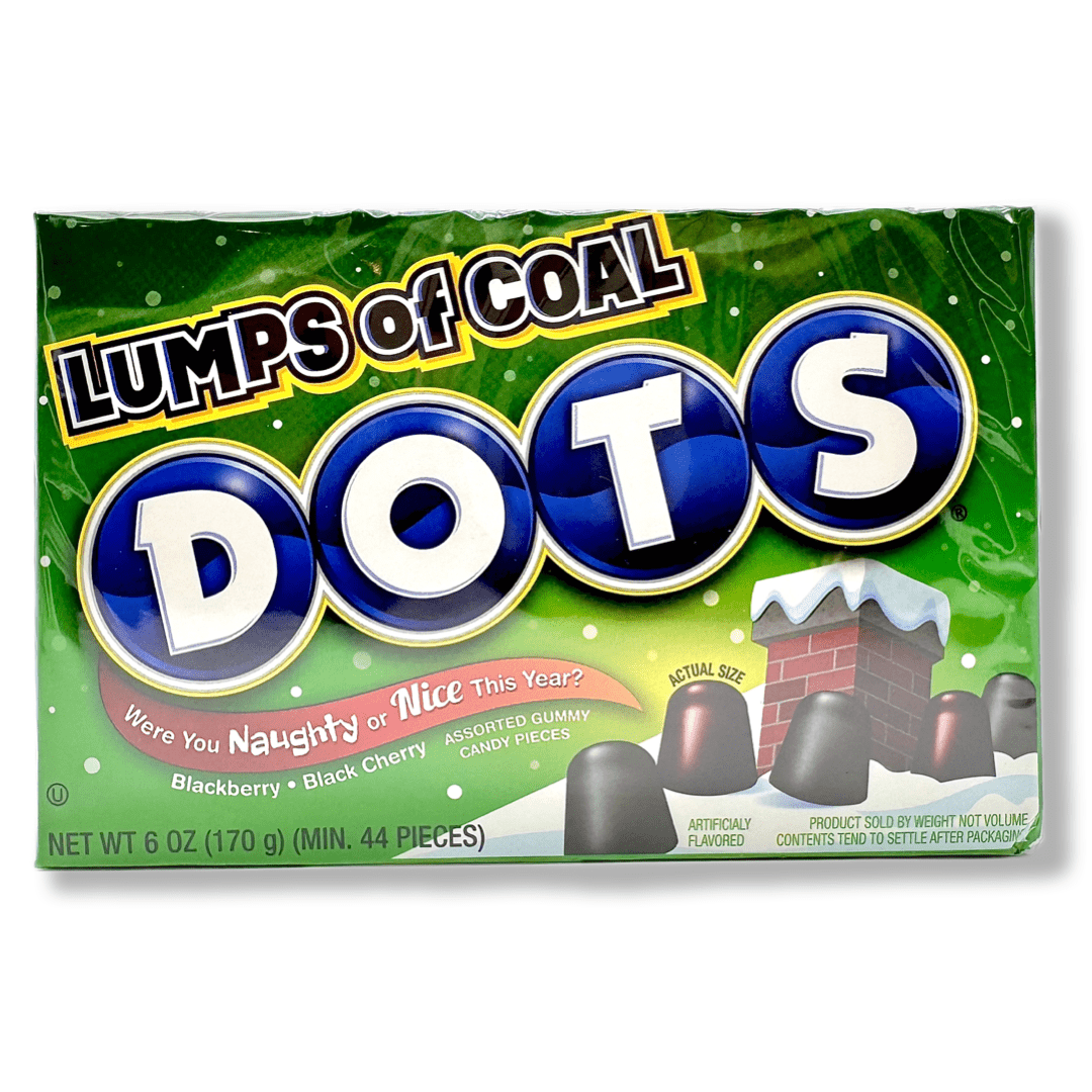 Dots Lumps of Coal - 6oz Candy Tootsie Roll Industries