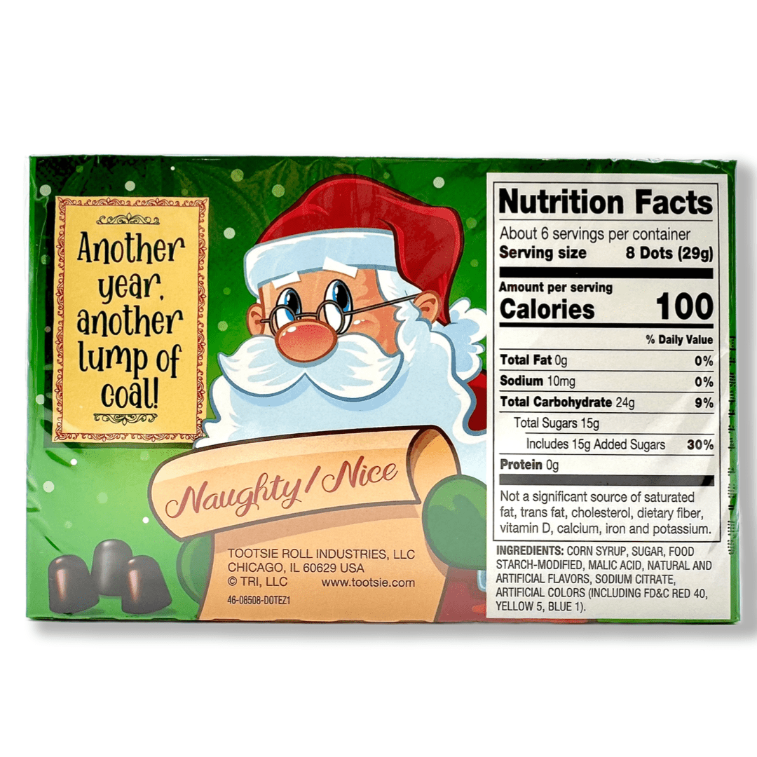 Dots Lumps of Coal - 6oz Candy Tootsie Roll Industries