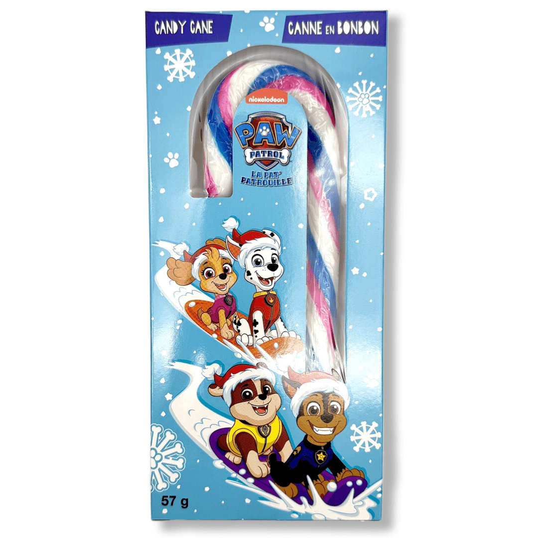 Paw Patrol Giant Candy Cane Cherry Flavor - 57g – Candy Paradise