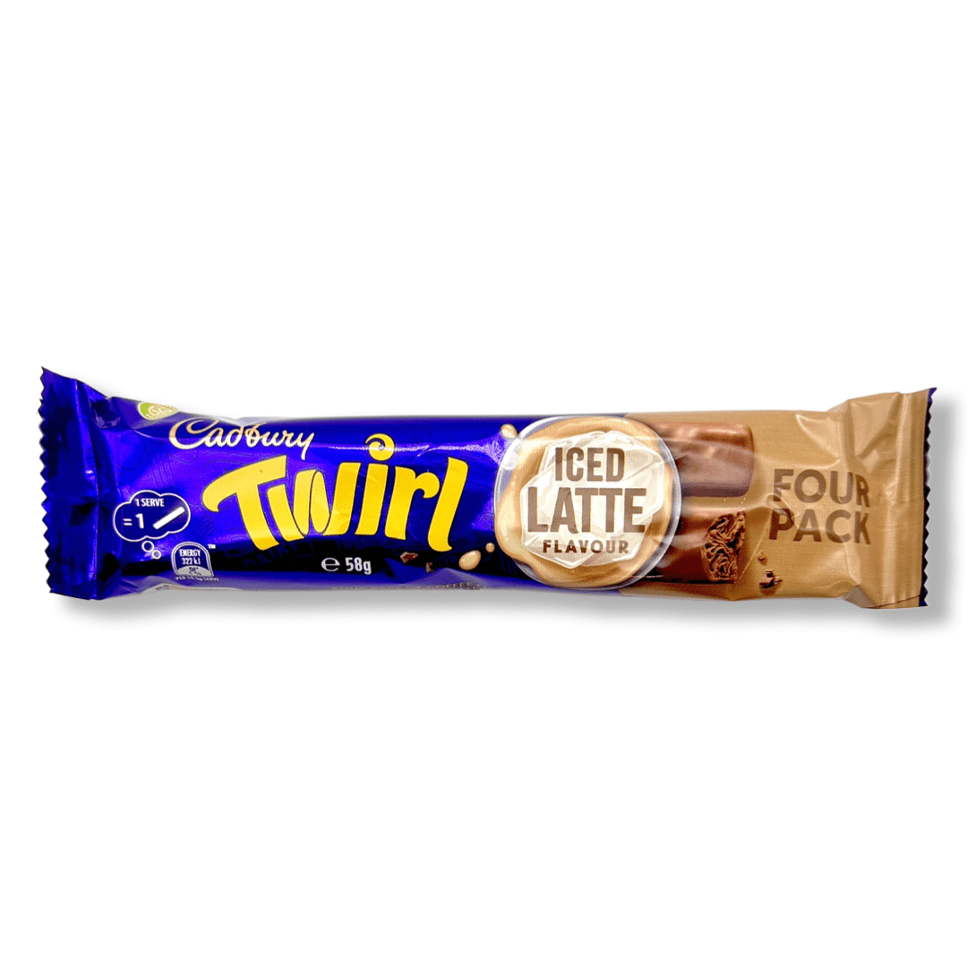 Cadbury Twirl Iced Latte (Australia) - 58g Chocolate Cadbury