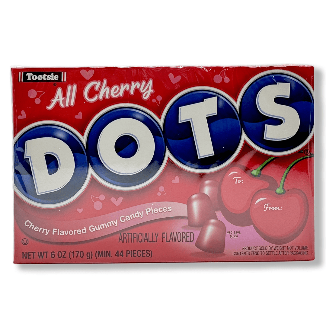 Dots All Cherry Valentine Theatre Pack - 6oz Candy Tootsie Roll Industries