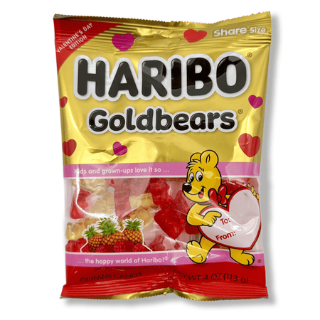 Haribo Goldbears Valentine's Gummy Candy - 4oz Candy HARIBO