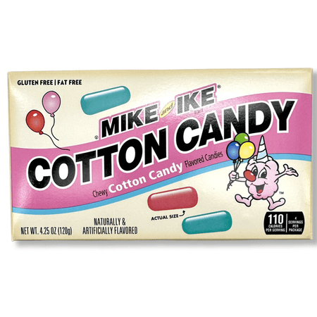 Mike and Ike Cotton Candy - 4.25oz Candy Just Born Inc.