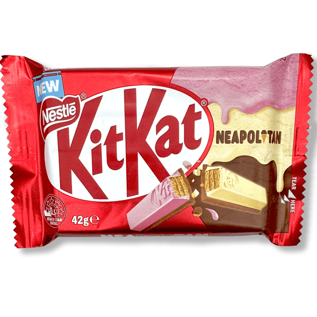 Kit Kat Neapolitan Chocolate (Australia) - 42g – Candy Paradise