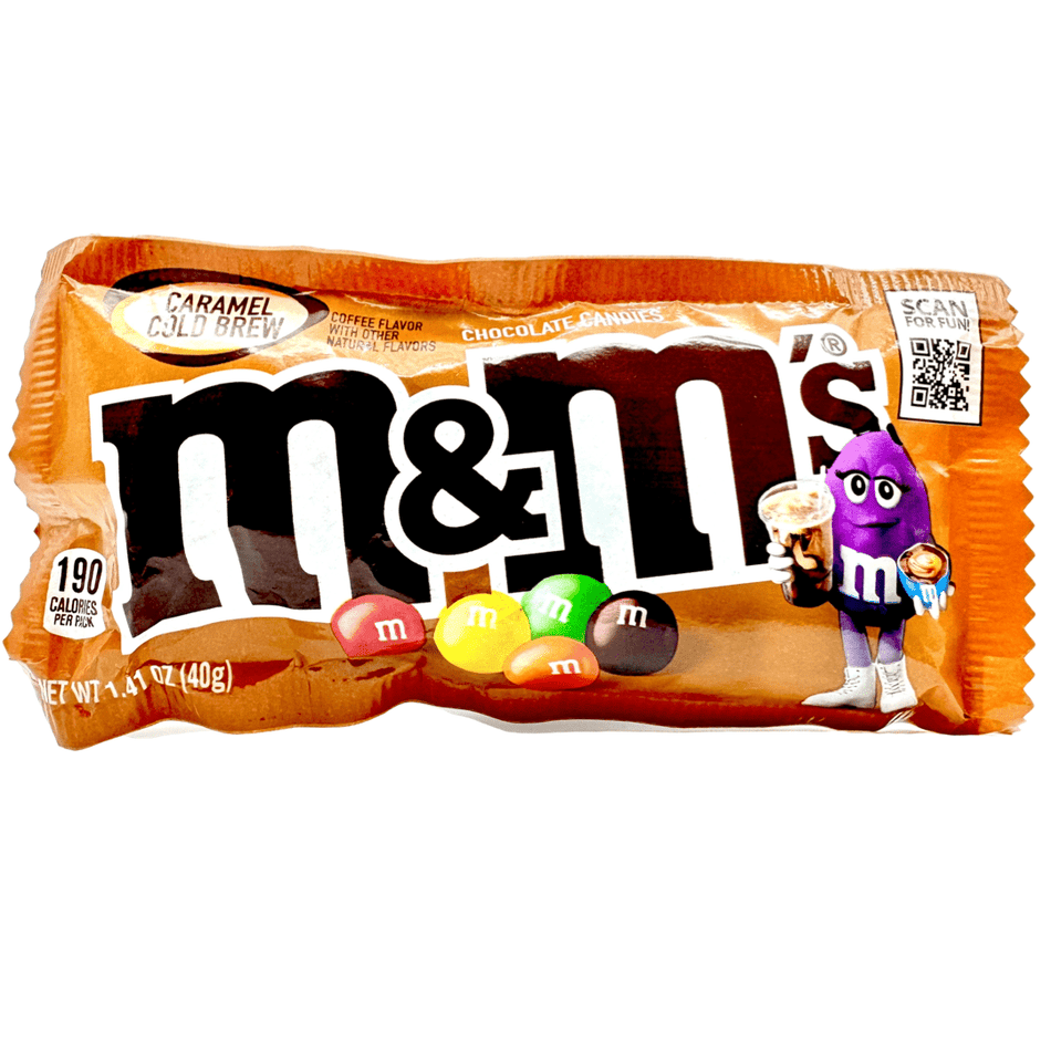 M&M's Caramel Cold Brew Candies Chocolate Mars Wrigley Confectionery
