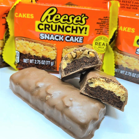 Reese's Crunchy! Snack Cake (BB 05/2024) Chocolate HERSHEY'S