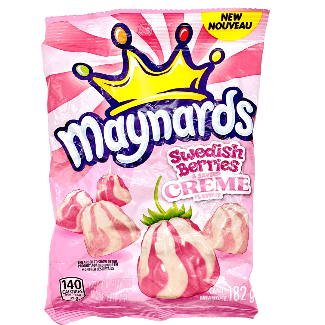 Maynards Swedish Berries & Creme Candy Mondelez