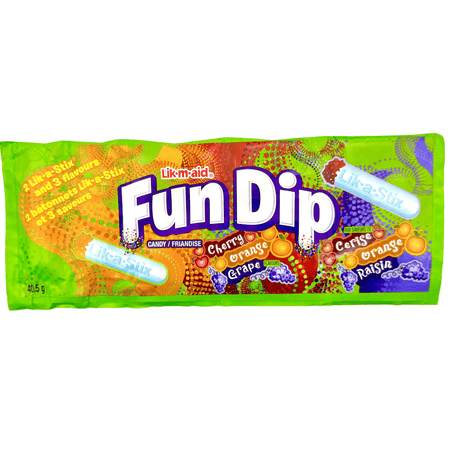Fun Dip Candy - Cherry, Orange, Grape Lollipop Ferrara Candy Company