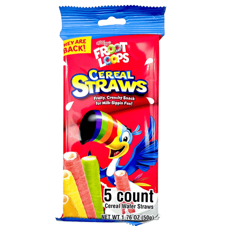 Froot Loops Cereal Straws Cereal Kellogg's