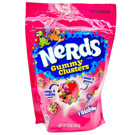 Nerds Rainbow Gummy Clusters - 8oz Candy Ferrara Candy Company