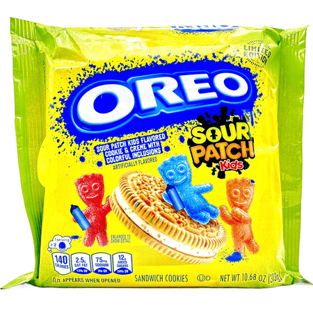 Oreo Cookies with Sour Patch Kids Limited Edition - 303g Cookies Mondelez