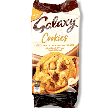 Galaxy Chocolate Chip & Hazelnut Cookies - 180g (BB 05/25/2024) Cookies Mars Wrigley Confectionery