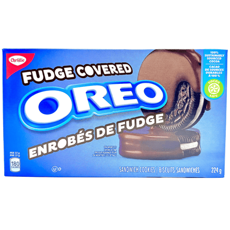 Fudge Covered Oreo - 224g Cookies Mondelez