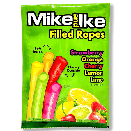 Mike and Ike Filled Ropes - 3oz Candy Just Born Inc.