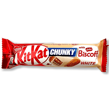 Kit Kat Chunky White with Lotus Biscoff (UK) - 42g Chocolate Nestlé