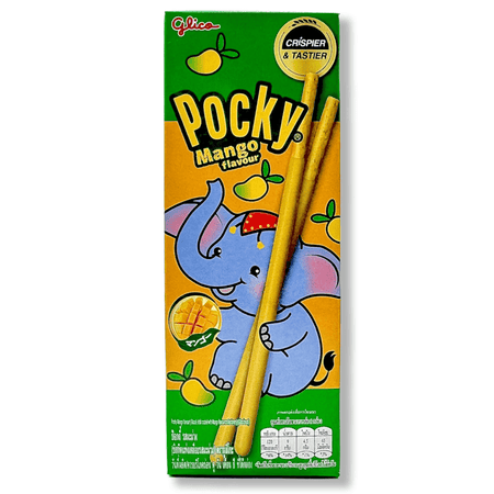 Glico Pocky Mango Flavour Biscuit Sticks (Thailand) - 25g Cookies Glico