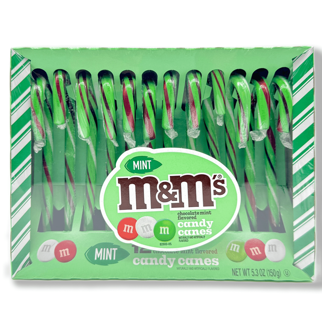 M&M's Mint Chocolate Candy Canes - 5.3oz – Candy Paradise