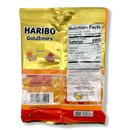 Haribo Gold Bears Fall Edition - 4oz Candy HARIBO