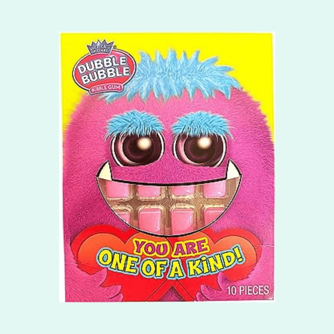 Dubble Bubble Valentines Gum Cards