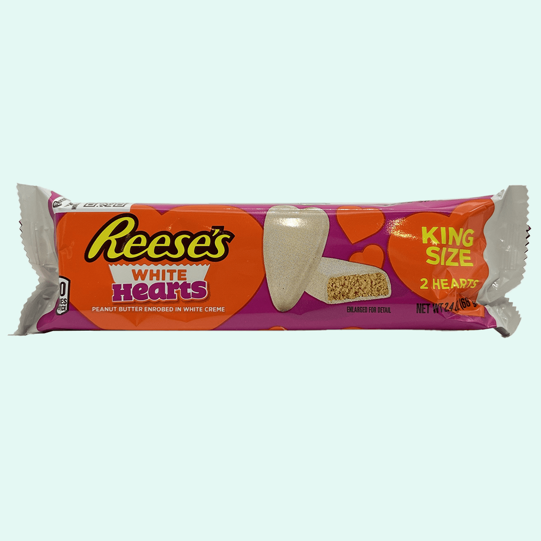 Reese's White Creme Peanut Butter Hearts - King Size