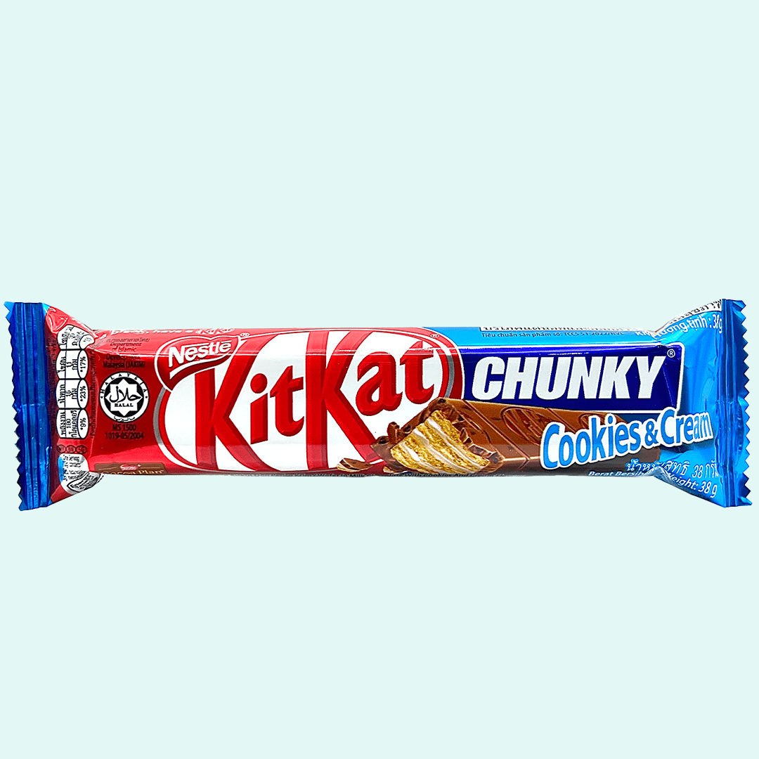 Kit Kat Chunky Cookies & Cream - Thailand (BB 2023/10/28) Chocolate Nestlé