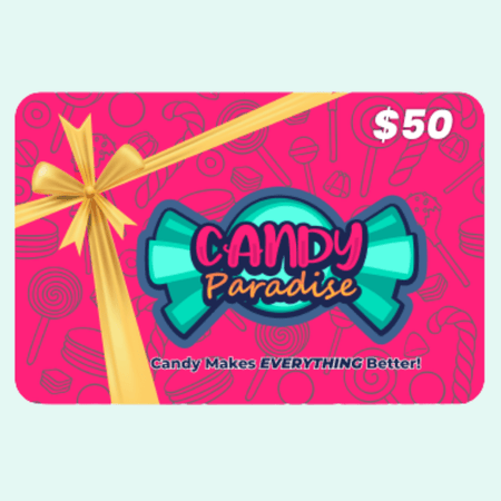 Candy Paradise Gift Card Gift Cards Candy Paradise CA$50.00