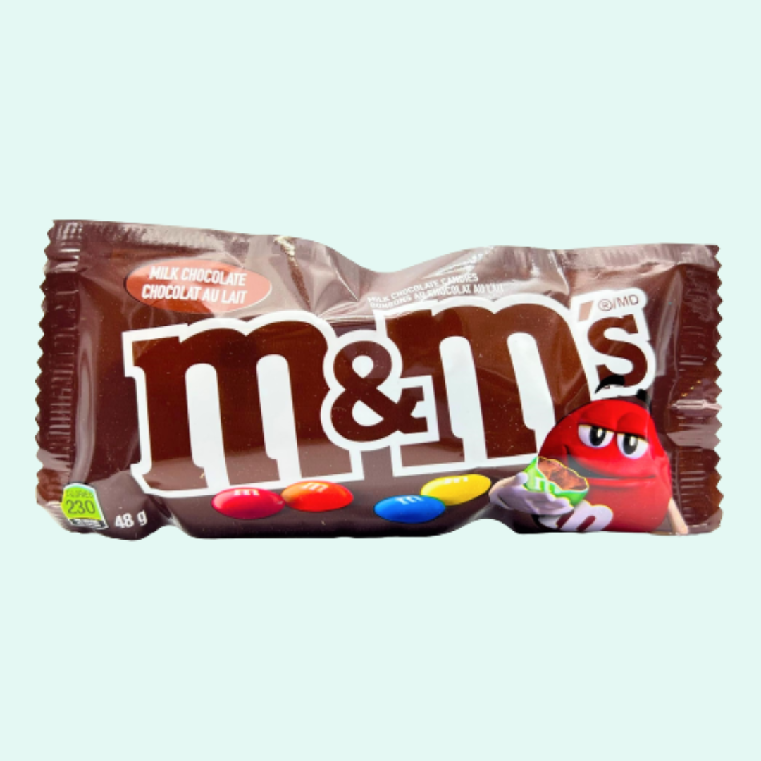 M&M's Candy Packs Milk Chocolate: 48-Piece Box