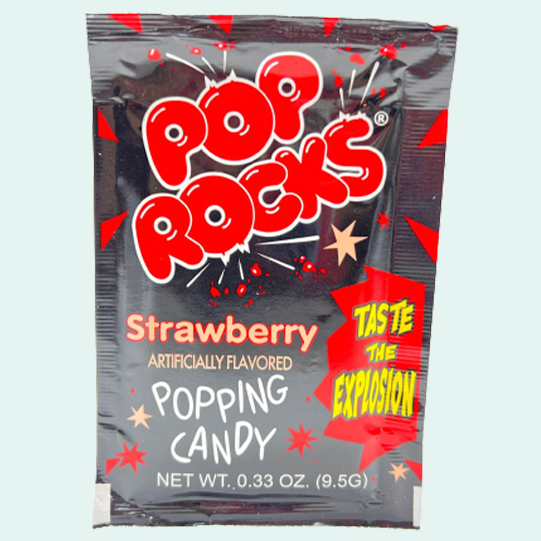 Pop Rocks Strawberry Popping Candy