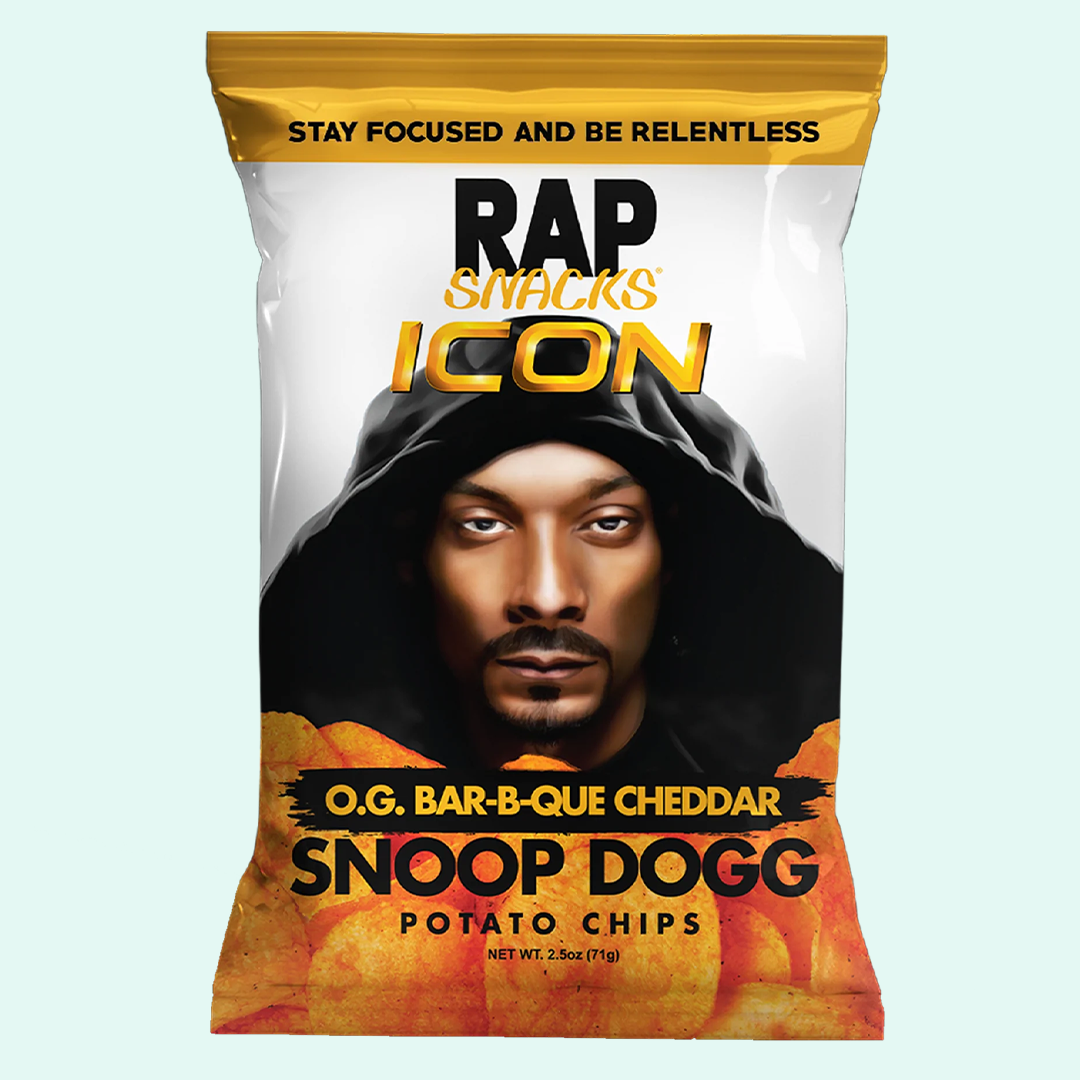 Rap Snacks Snoop Dogg OG Bar-B-Que Cheddar