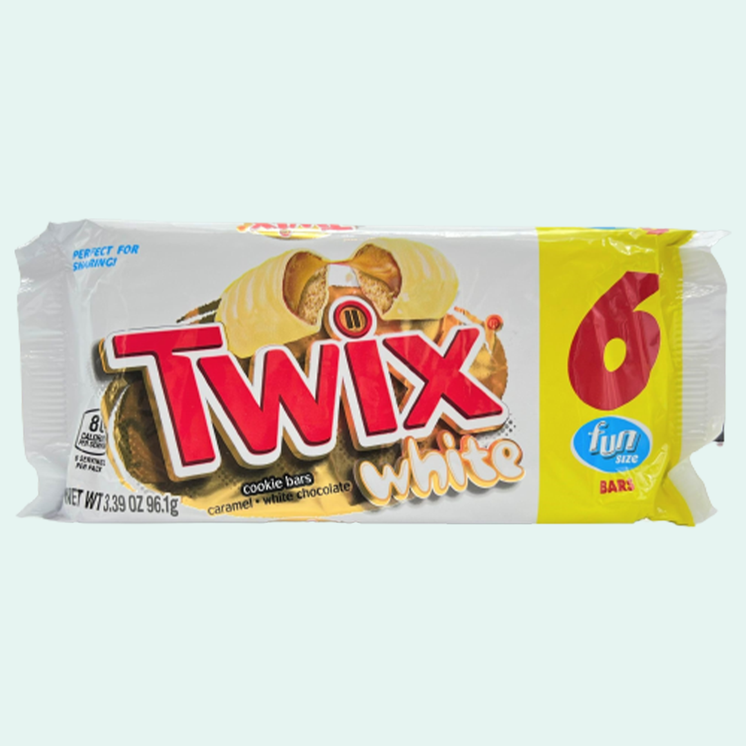 Twix White Chocolate 6 Fun Size Bars – Candy Paradise