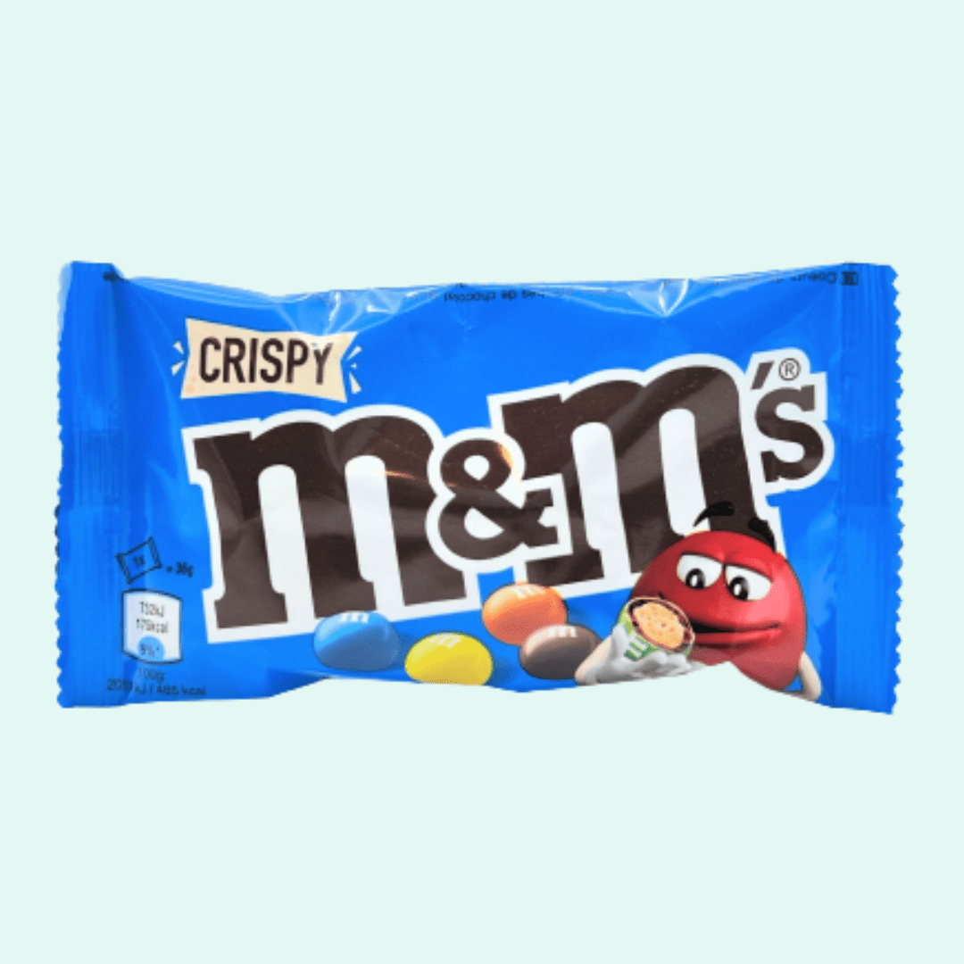 M&M'S Crispy, CRUNCH THE FUN! 