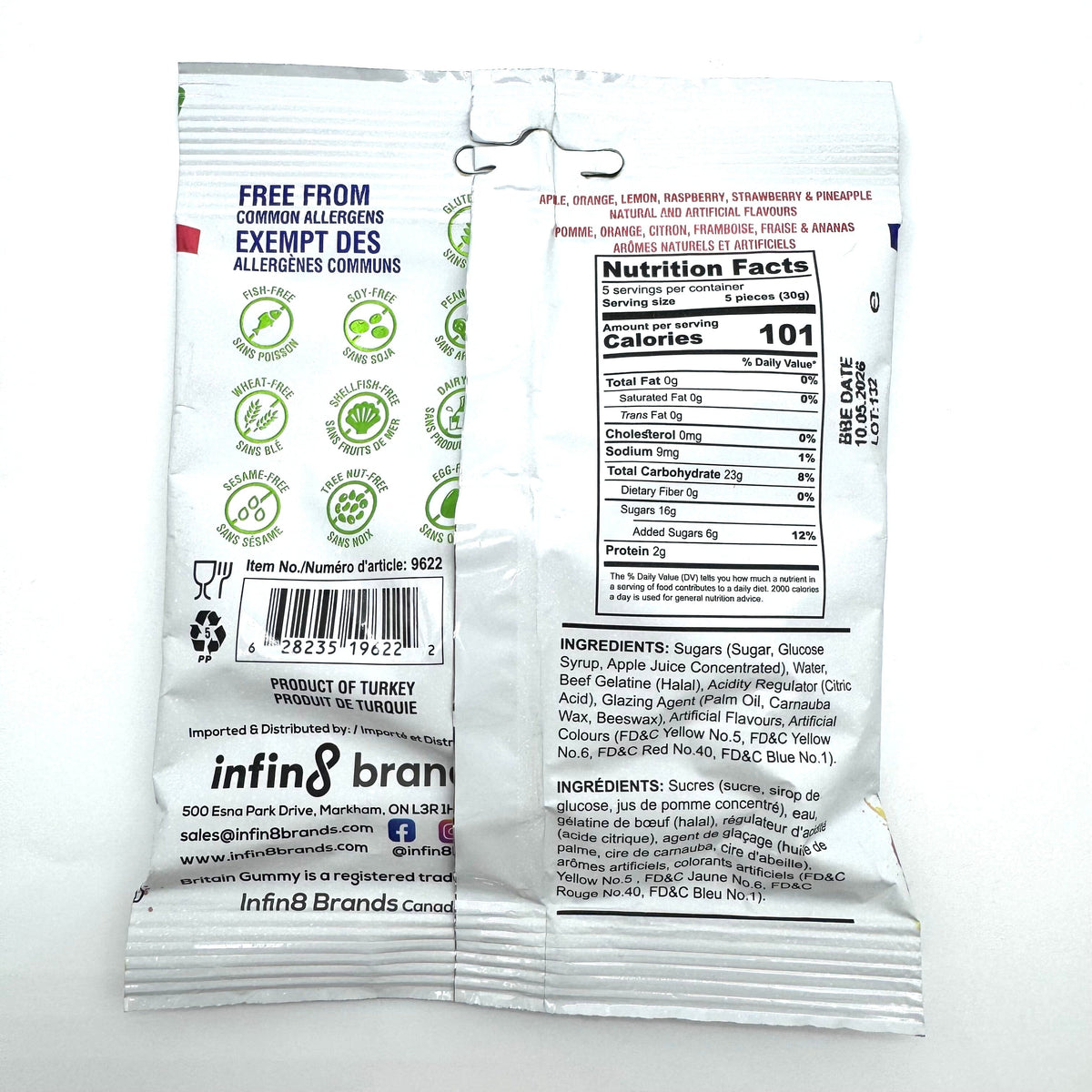 Britain Gummy Gummy Worms -80g Candy Paradise 