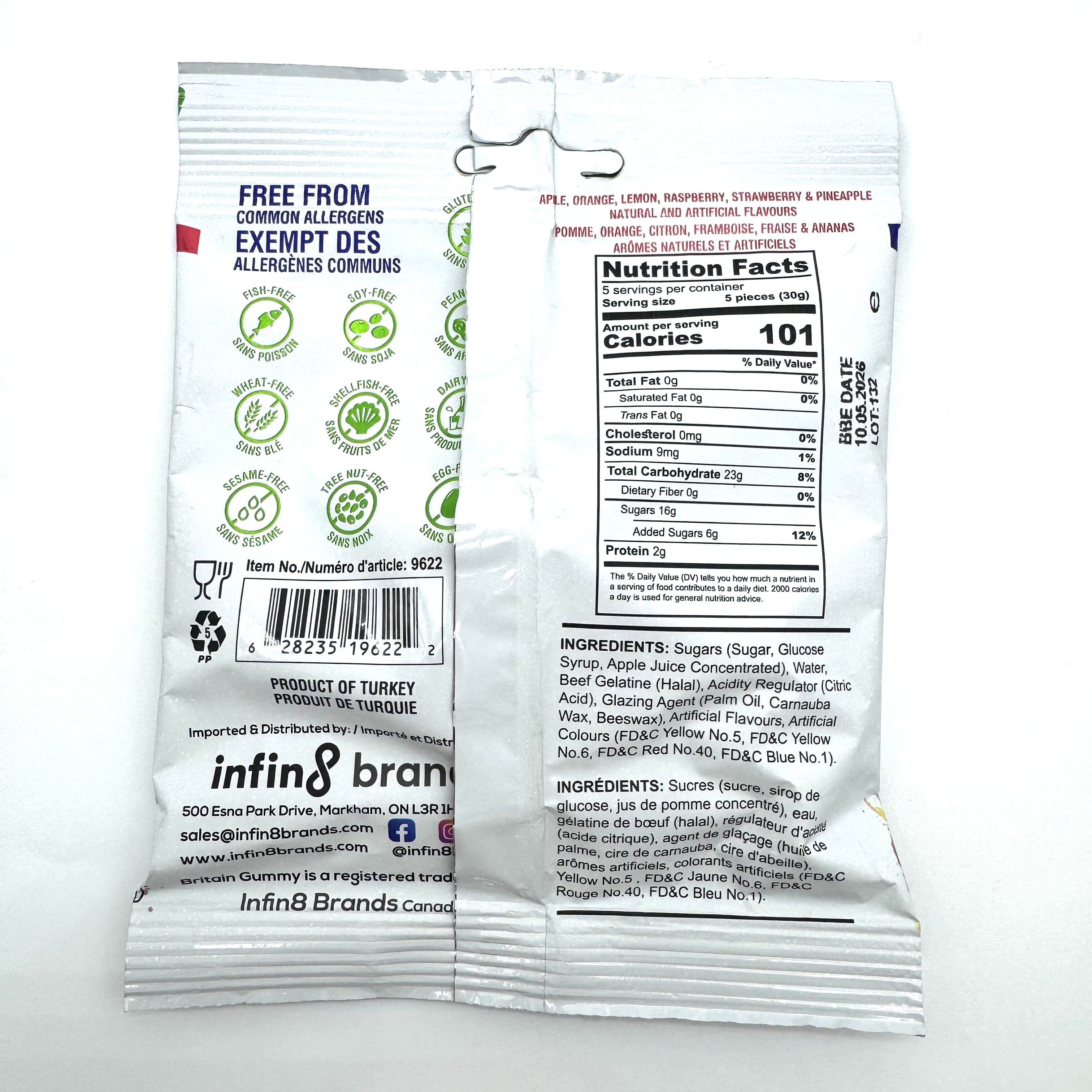 Britain Gummy Gummy Worms -80g Candy Paradise 