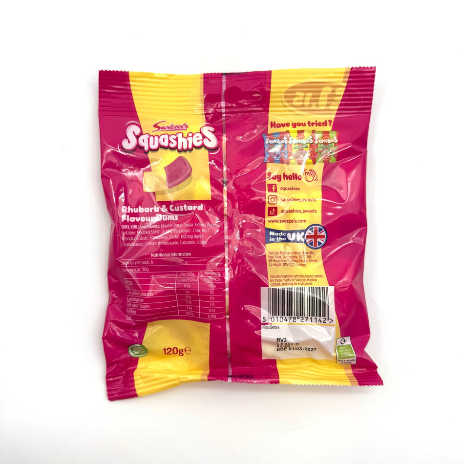 Swizzels Squashies Drumstick - Rhubarb and Custard (UK) Candy Paradise 