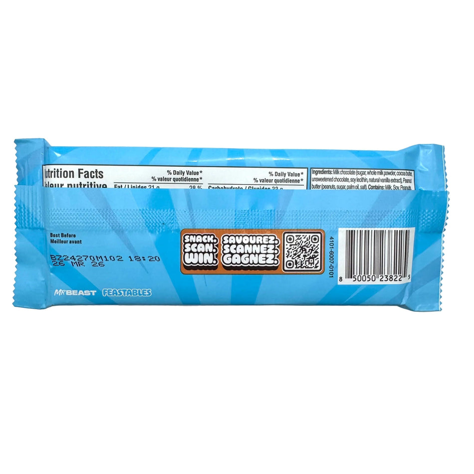 MR Beast Feastables Peanut Butter Candy Paradise 