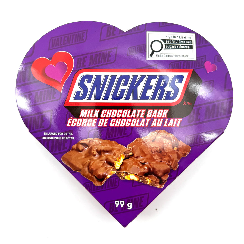 Snickers Milk Chocolate Bark -99g Candy Paradise 