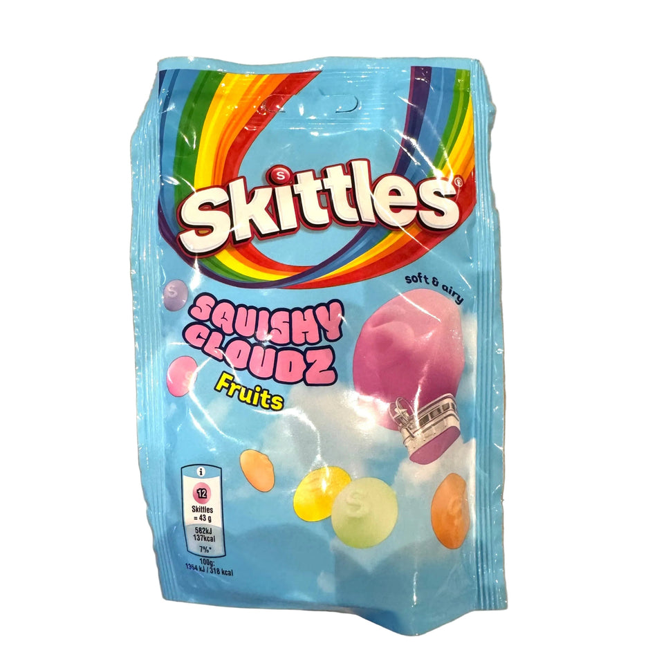 Skittles Squishy Cloudz Fruits-100g Mars Wrigley Confectionery 