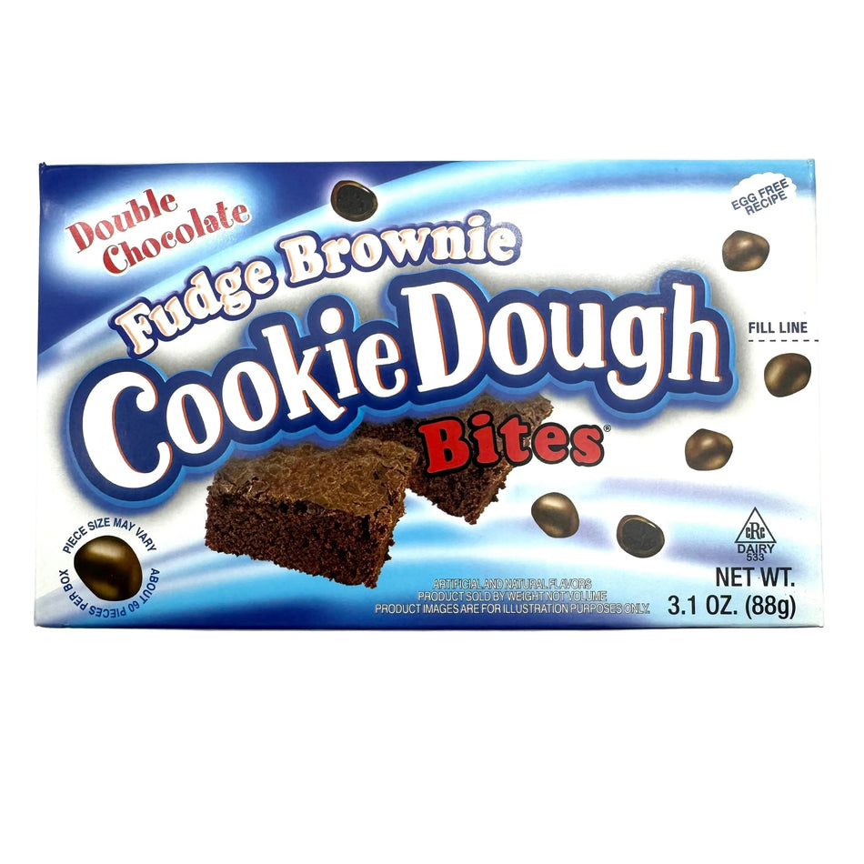 Cookie Dough Bites Double Chocolate Fudge Brownie-88g Taste of Nature Inc. 