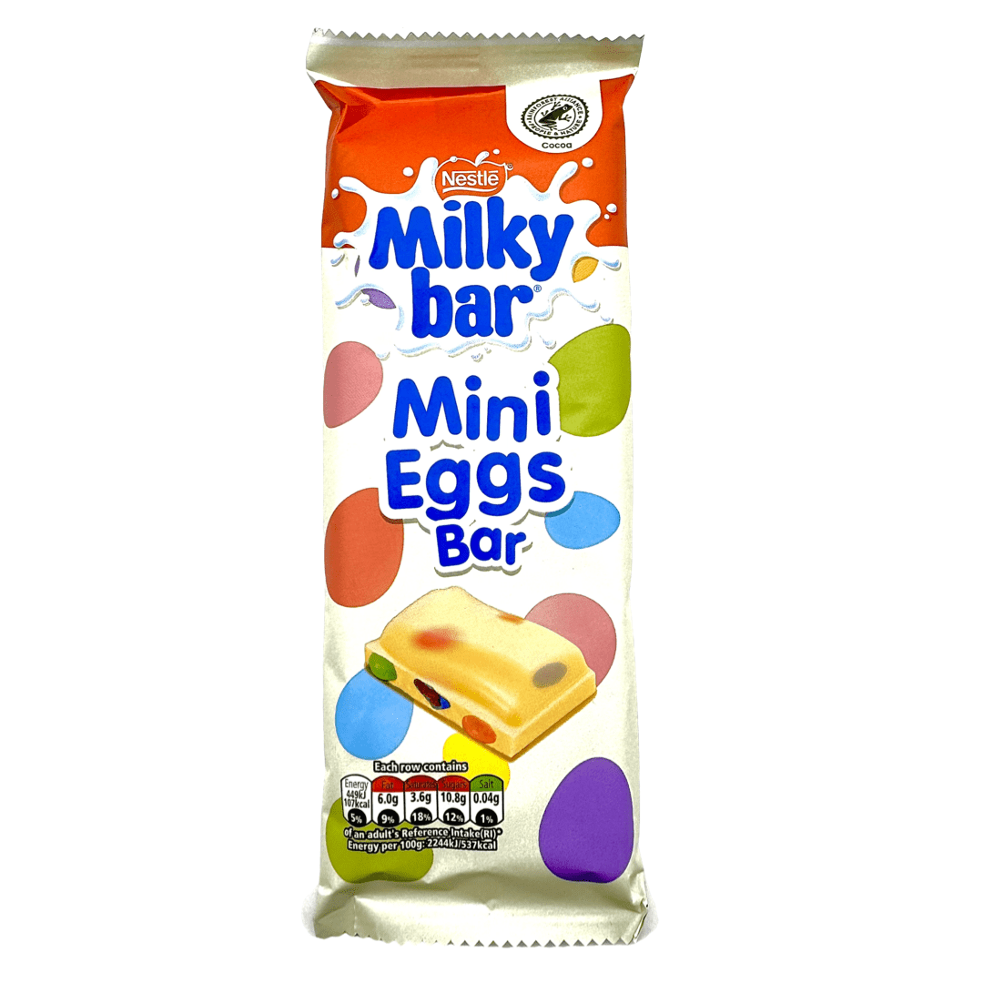 Milkybar Mini Eggs Bar UK Candy Paradise