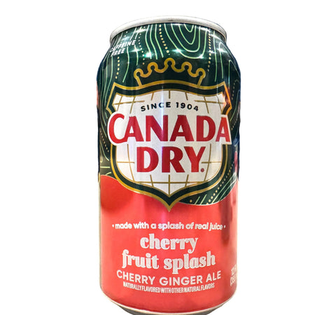Canada Dry Fruit Splash Cherry Gingerale Keurig Dr Pepper 