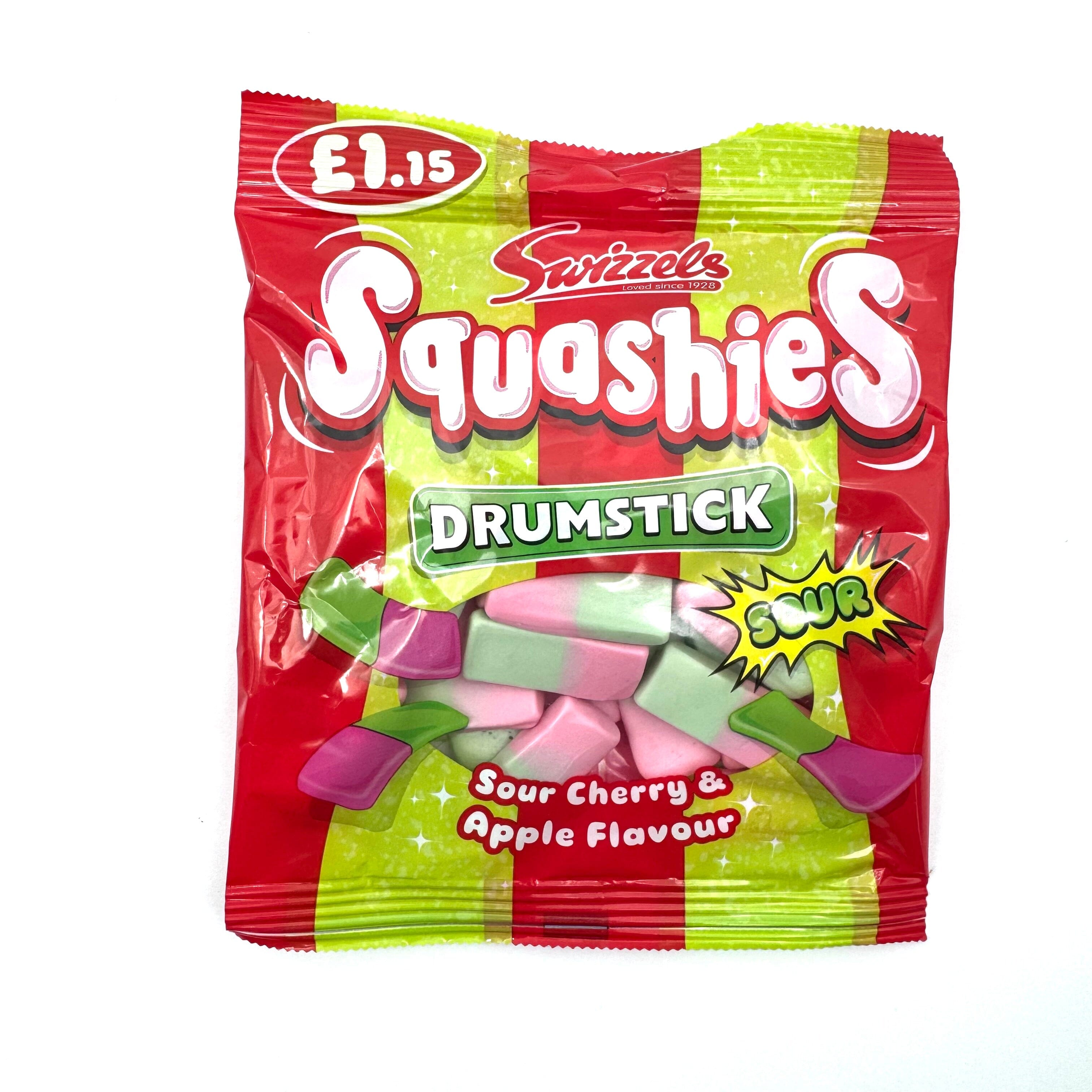 Swizzels Squashies Drumstick Sour Cherry and Apple Candy Paradise 