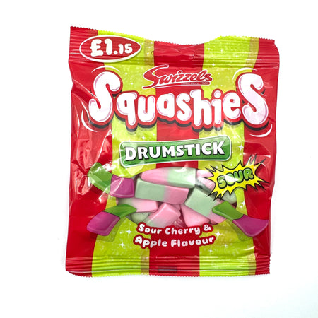 Swizzels Squashies Drumstick Sour Cherry and Apple Candy Paradise 