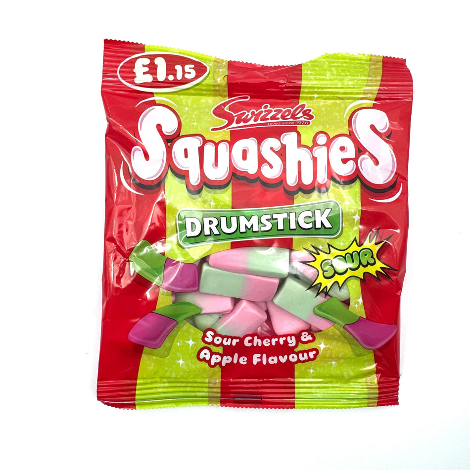 Swizzels Squashies Drumstick Sour Cherry and Apple Candy Paradise 