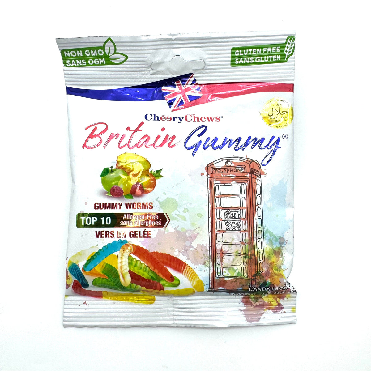 Britain Gummy Gummy Worms -80g Candy Paradise 