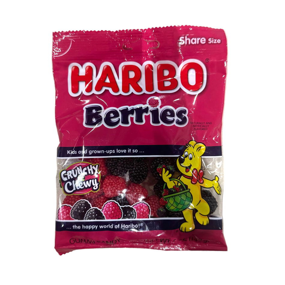 Haribo Berries Gummy-5oz Gummy HARIBO 