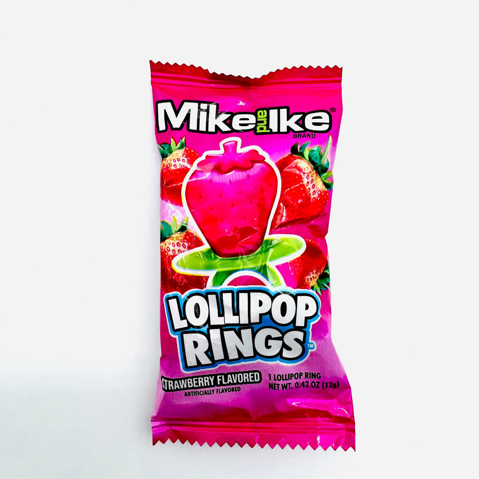 Mike and Ike Lollipop Rings Candy Paradise 