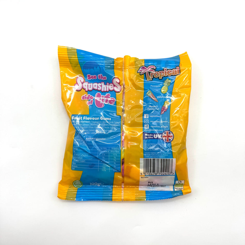 Swizzels Squashies Tropical (UK) Candy Paradise 