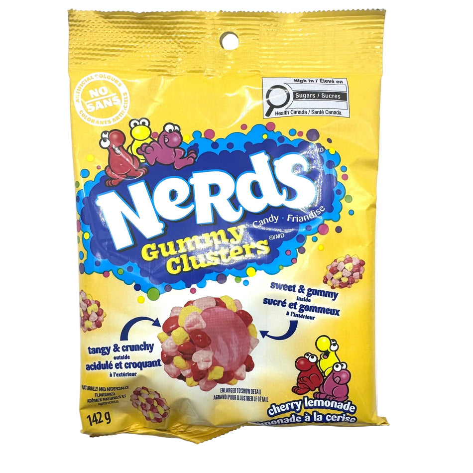 Nerds Gummy Cluster Cherry Lemonade-142g Candy Paradise 